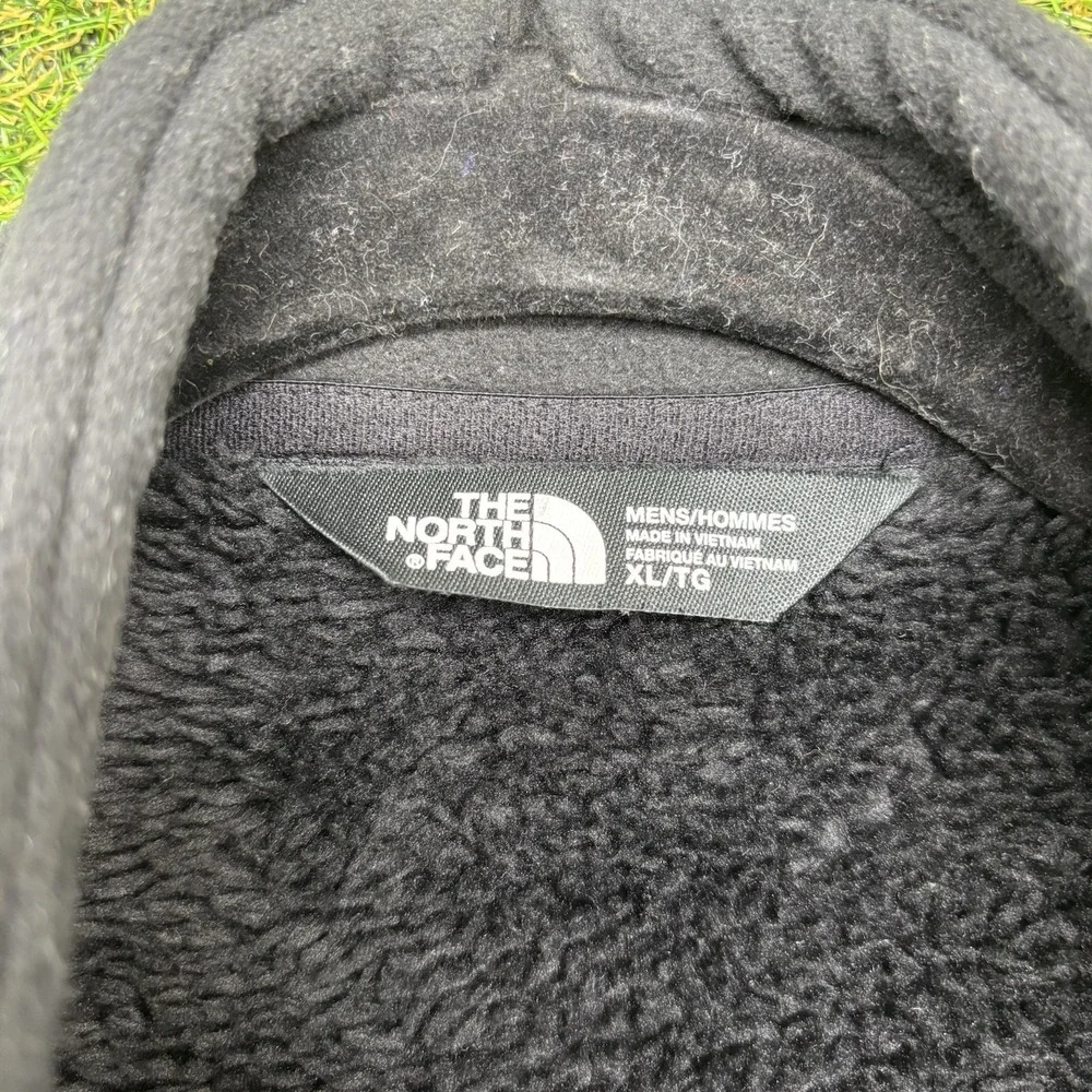 The North Face Jacket Mens XL Black Full-Zip Polyester Fleece Stand-Up Outdoor